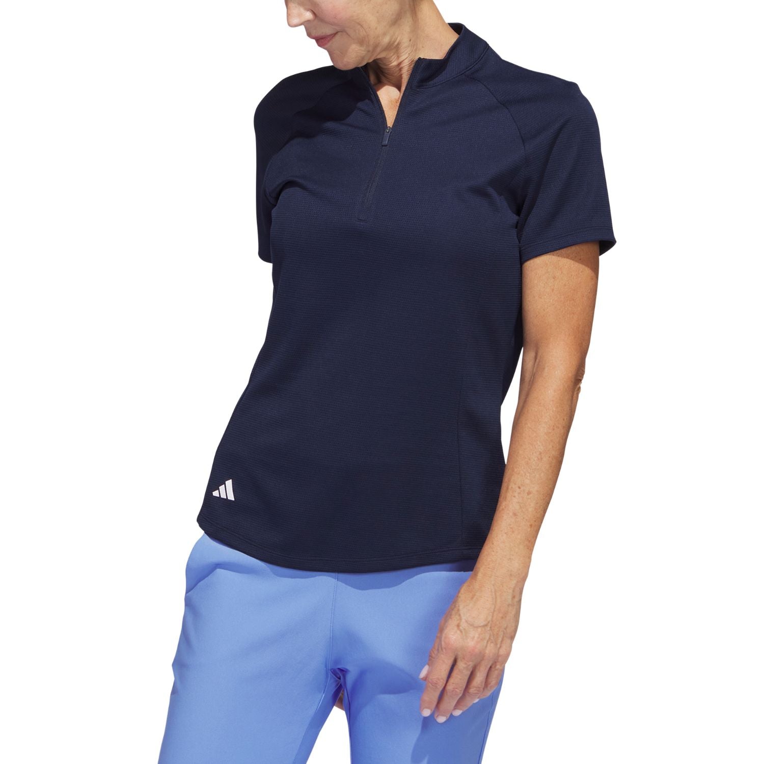 adidas Textured Ladies Golf Polo Shirt