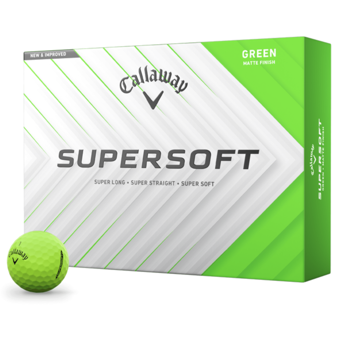 Callaway Supersoft Matte Green Golf Balls