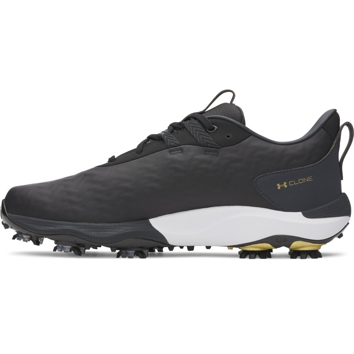 Under Armour Drive Pro Clone Spiked Golf Shoes - Black - Under Armour