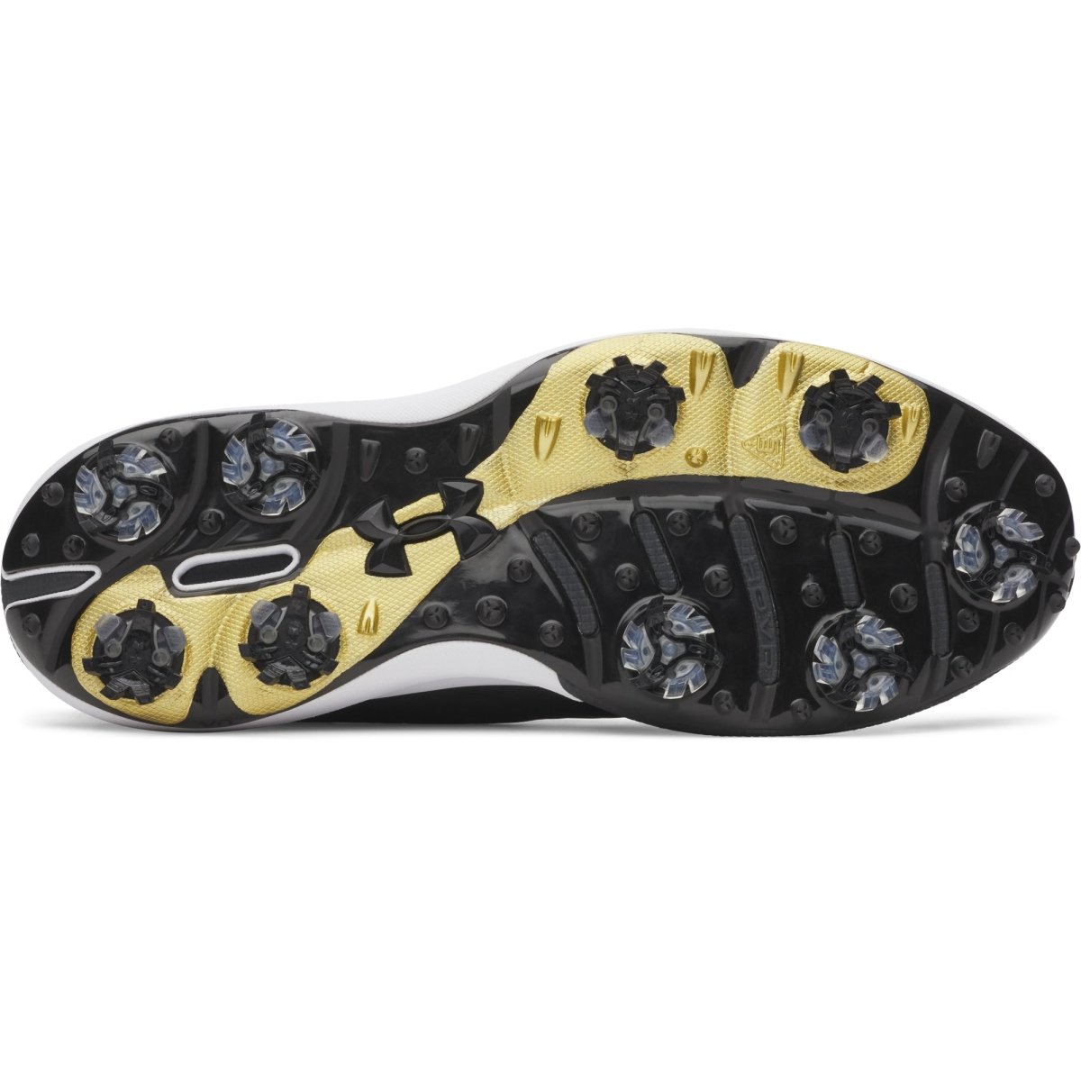 Under Armour Drive Pro Clone Spiked Golf Shoes - Black - Under Armour