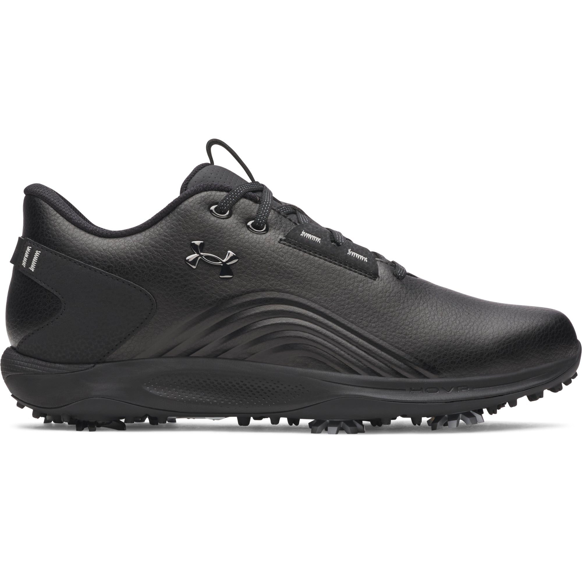 Under Armour Drive Fade 2 Golf Shoes - Black / Black / Metallic Gunmetal