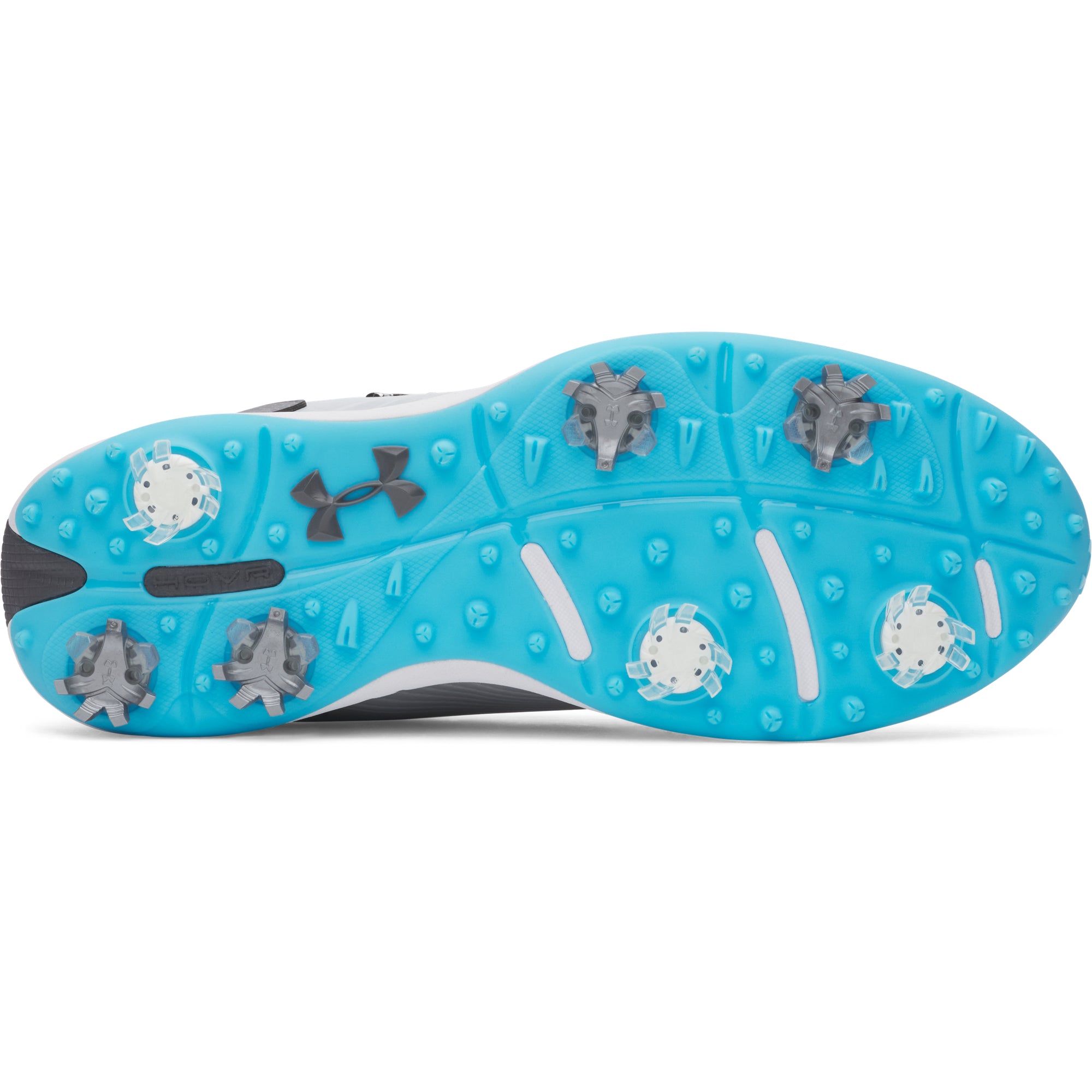 Under Armour Drive Fade 2 Golf Shoes - Mod Grey / Steel / Metallic Silver