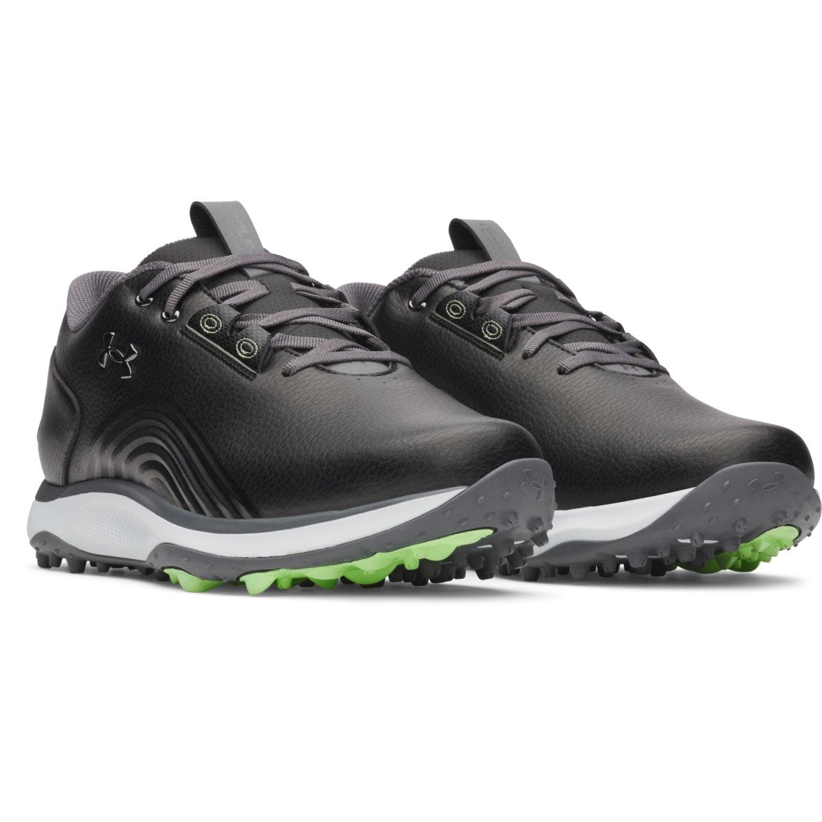 Under Armour Drive Fade 2 Spikeless Golf Shoes - Black / Metallic Gunmetal - Under Armour