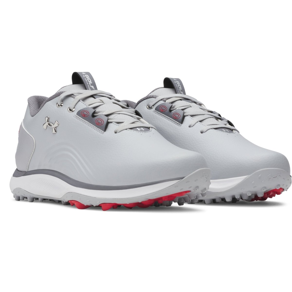 Under Armour Drive Fade 2 Spikeless Golf Shoes - Mod Grey / Metallic Silver - Under Armour