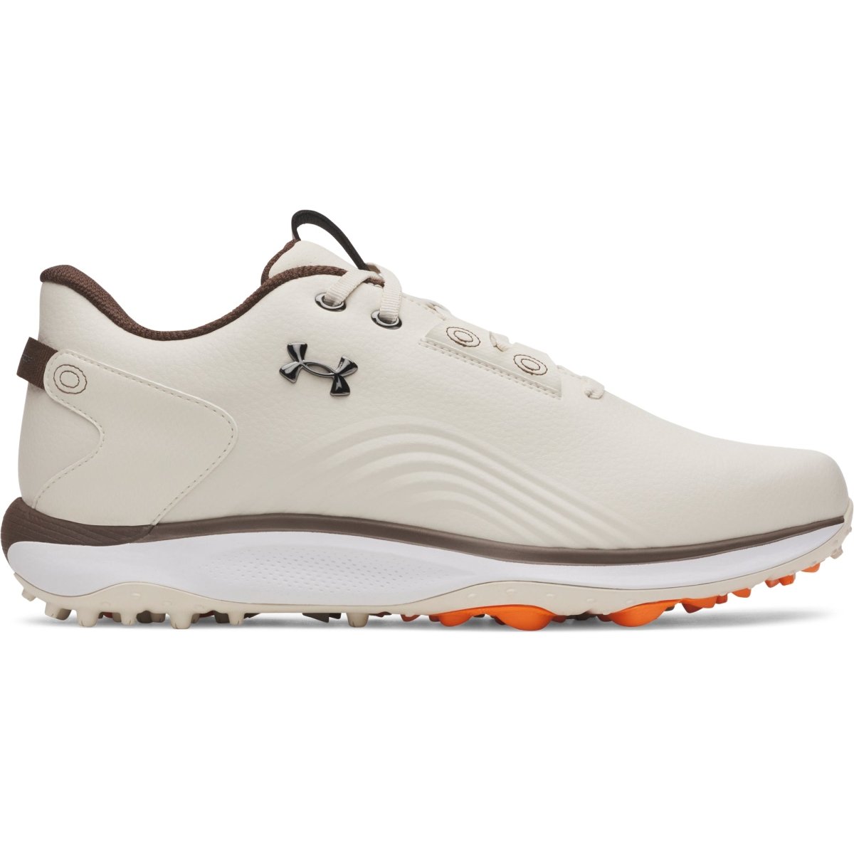 Under Armour Drive Fade 2 Spikeless Golf Shoes - Stone / Metallic Silver - Under Armour