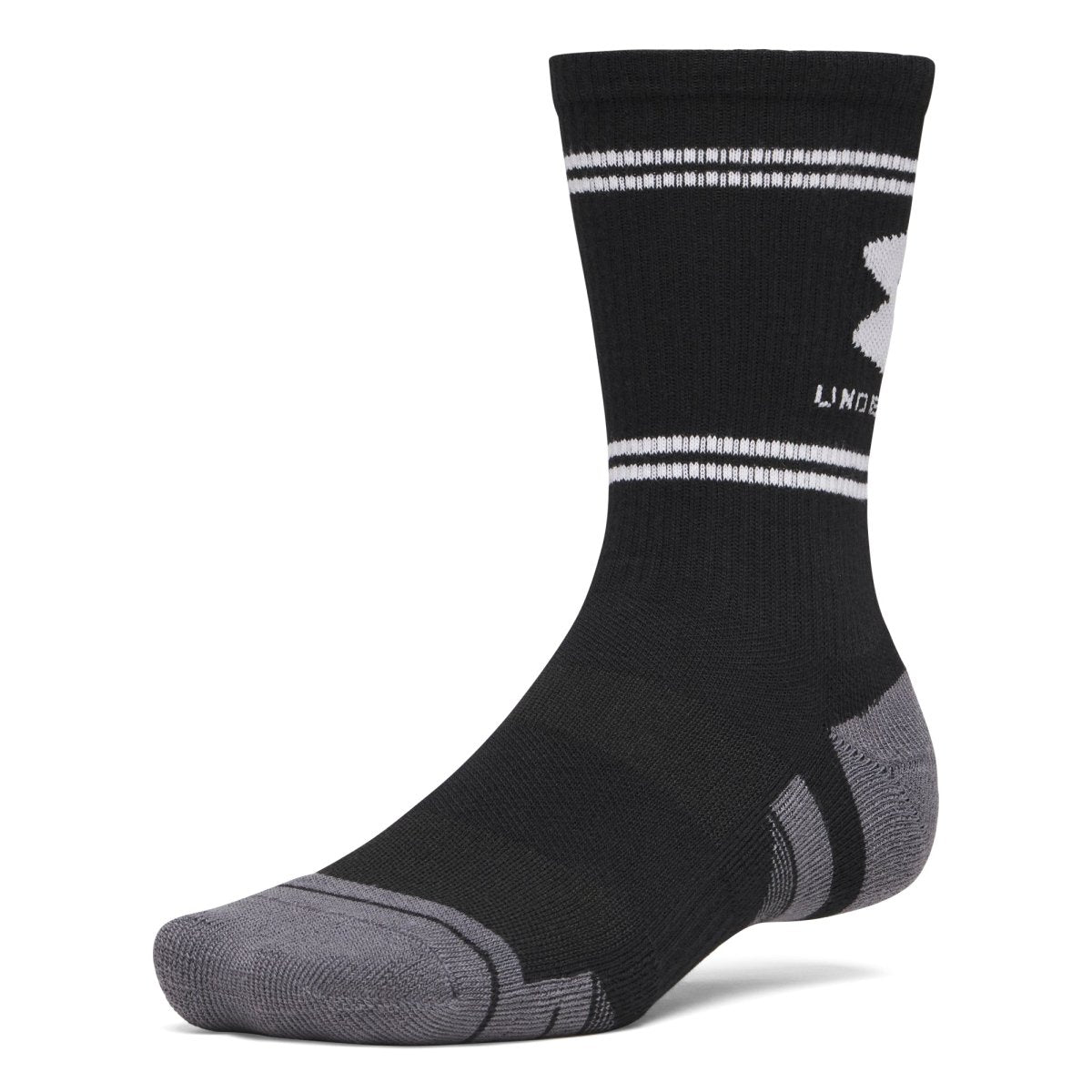 Under Armour Performance Tech Unisex 3-Pack Crew Socks - Black - Under Armour