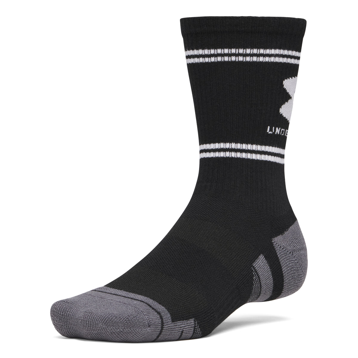 Under Armour Performance Tech Unisex 3-Pack Crew Socks - Black