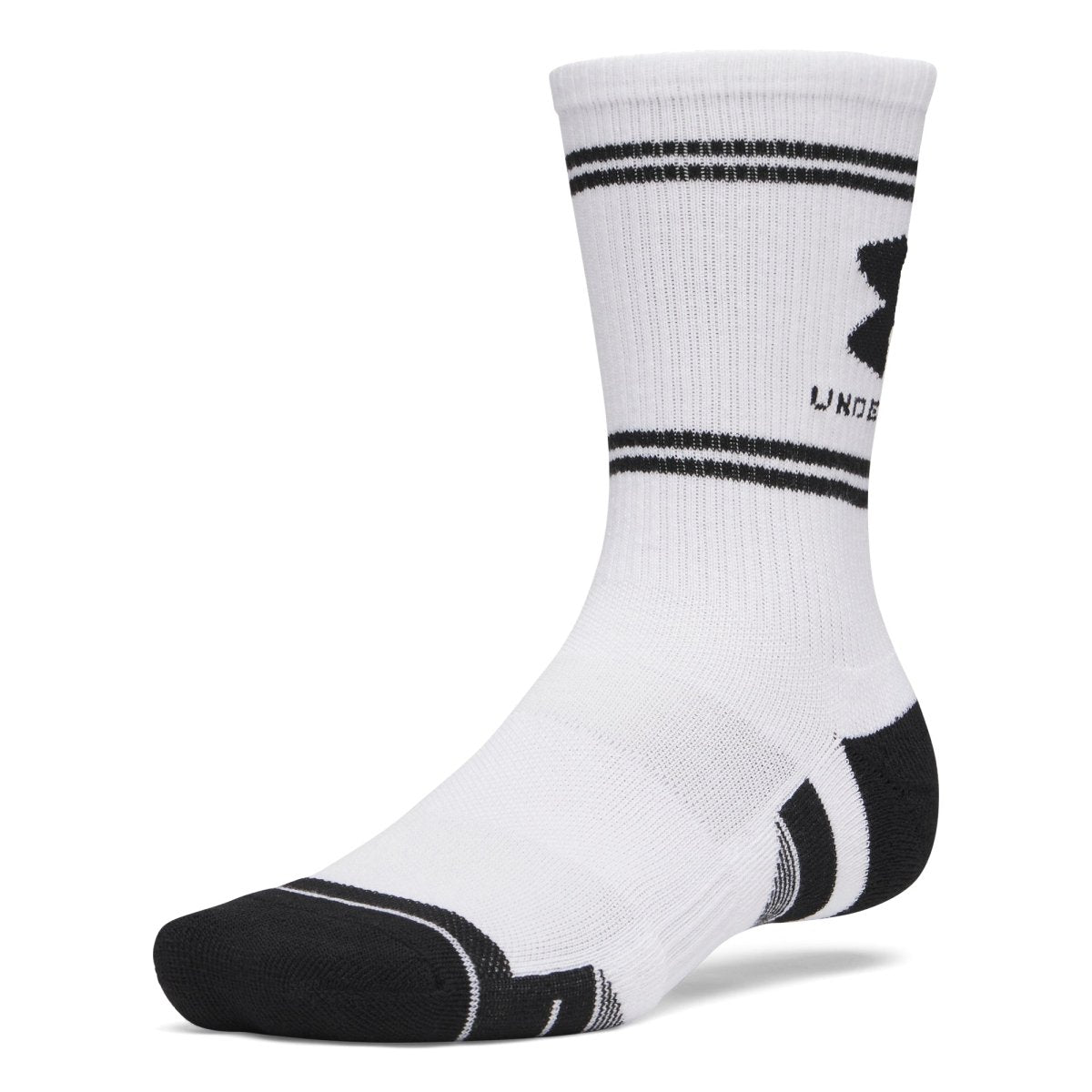 Under Armour Performance Tech Unisex 3-Pack Crew Socks - White - Under Armour