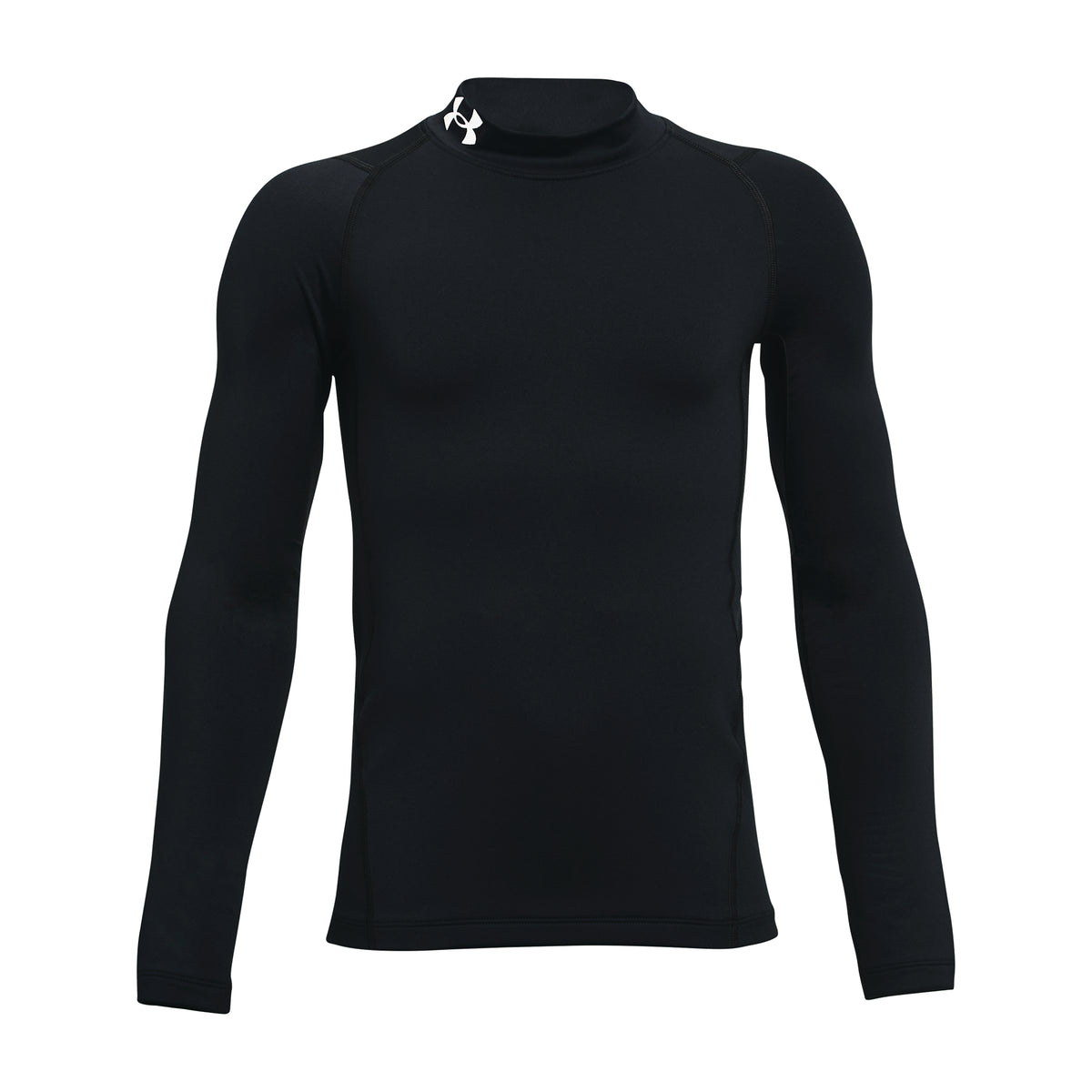 Under Armour ColdGear Armour Mock Junior Baselayer - Black / White