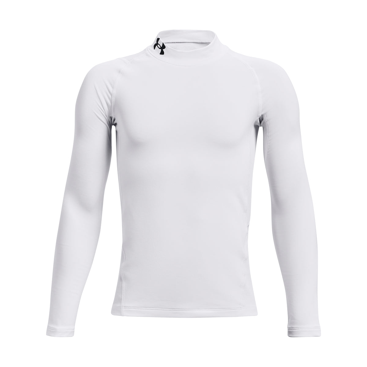Under Armour ColdGear Armour Mock Junior Baselayer - White / Black