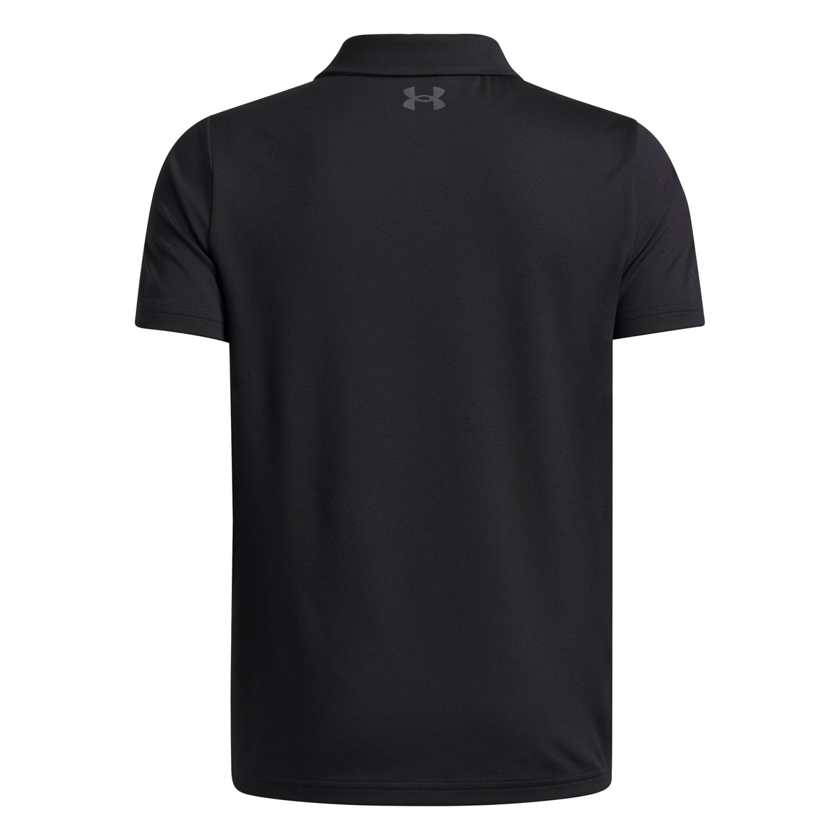 Under Armour Matchplay Junior Golf Polo - Black / Castlerock