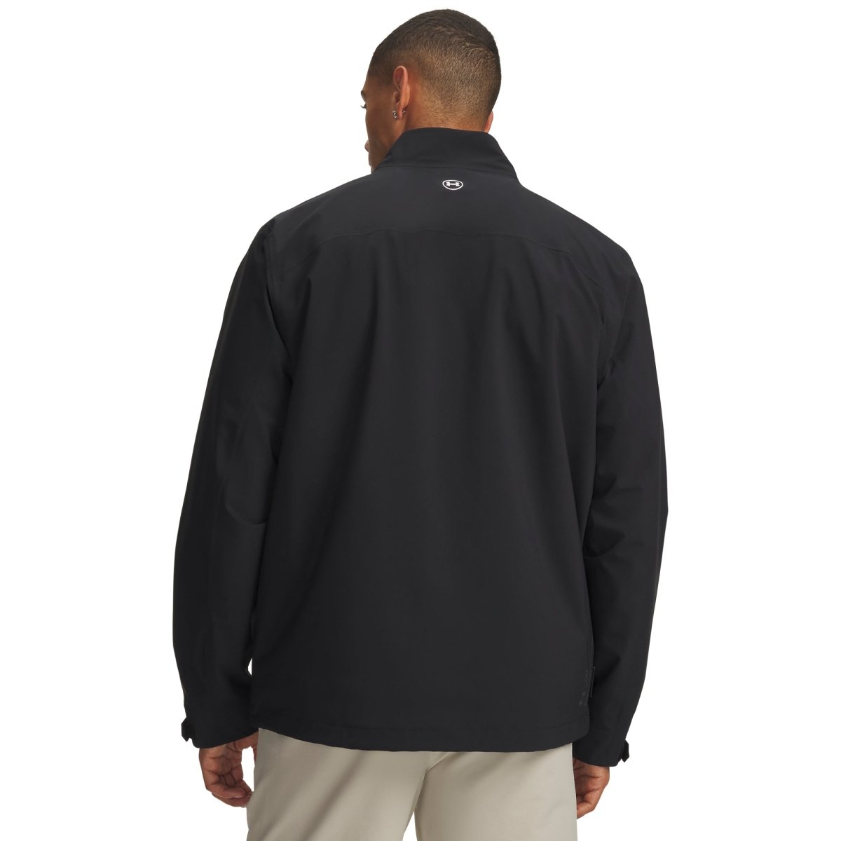 Under Armour Drive Pro Waterproof Golf Jacket - Black / White - Under Armour