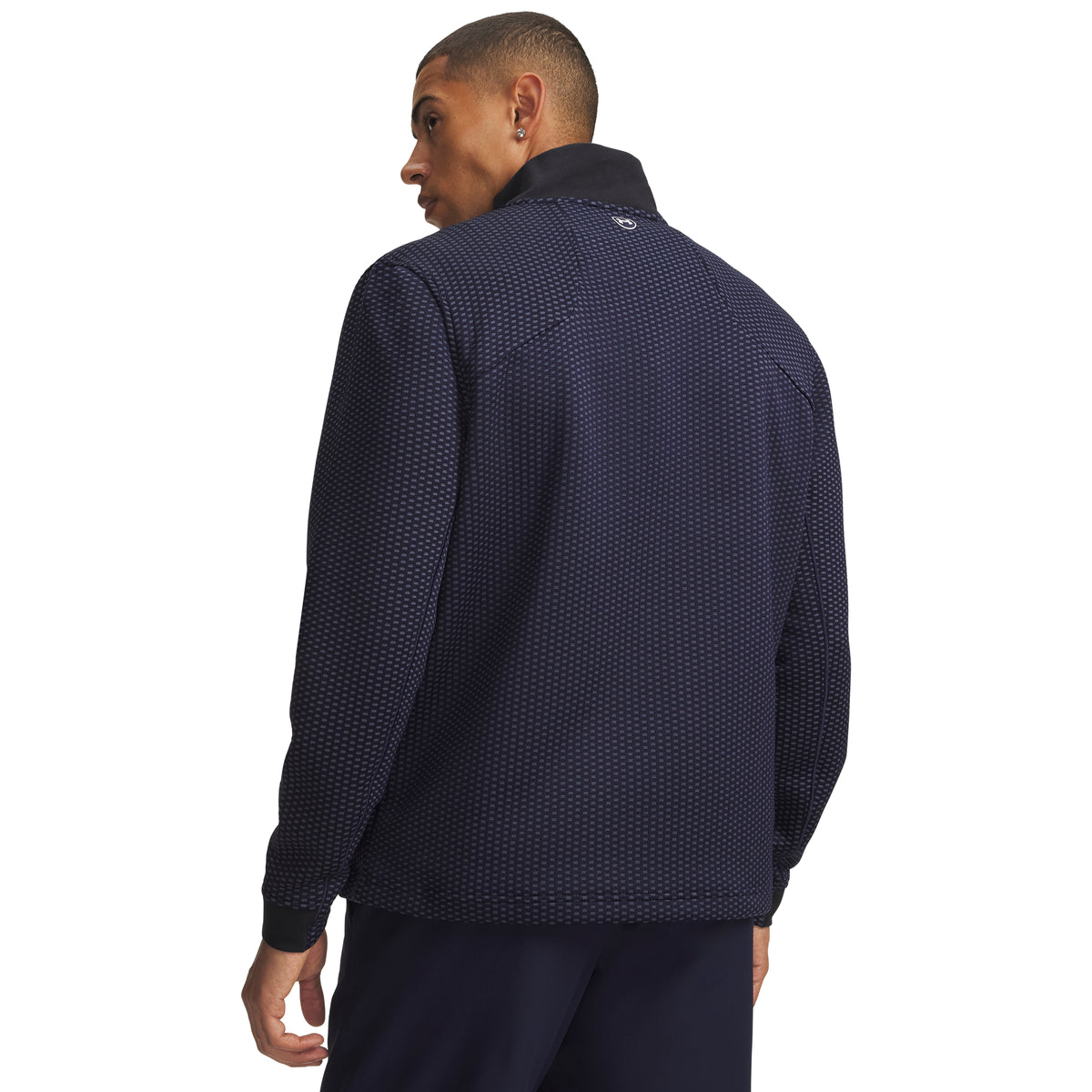 Under Armour Drive Pro Hybrid Men's 1/2 Zip - Midnight Navy / White