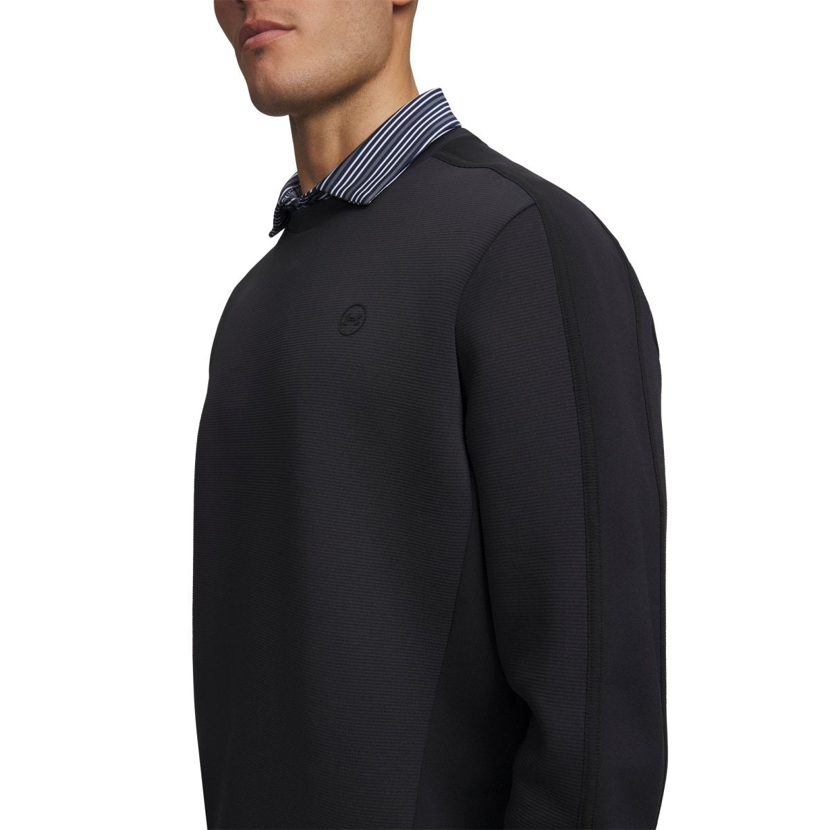 Under Armour Drive Midlayer Men's Crew Neck Jumper - Black - Under Armour