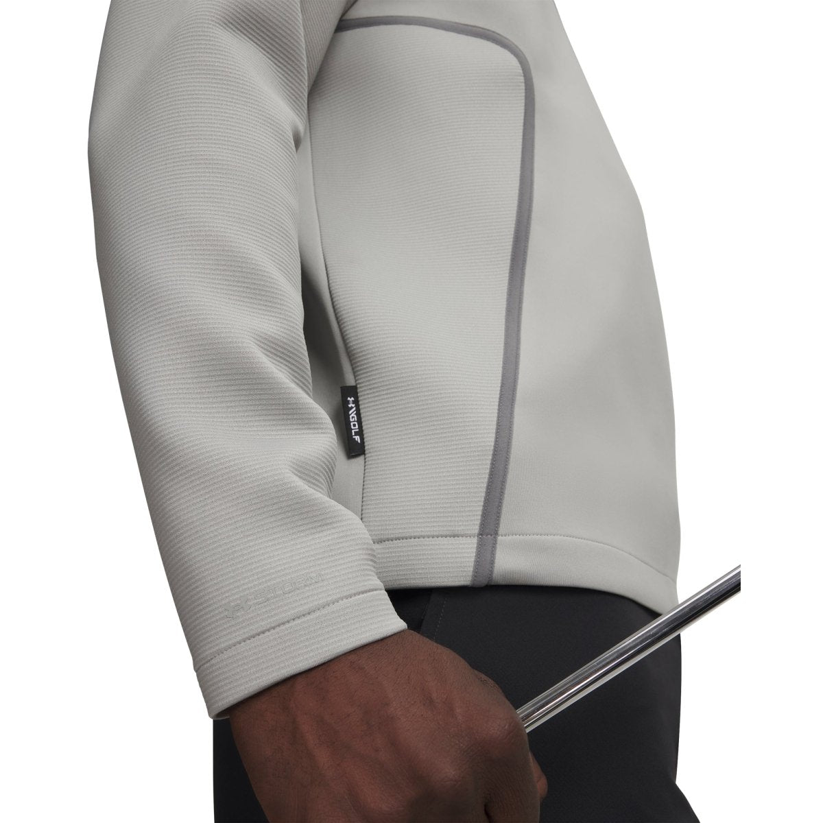 Under Armour Drive Midlayer Men's 1/4 Zip Jumper - Titanium / Clay Green - Under Armour