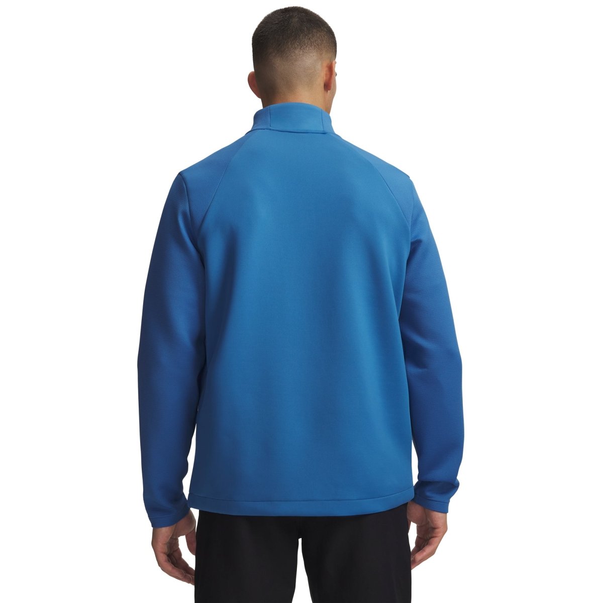Under Armour Drive Midlayer Men's 1/4 Zip Jumper - Aegean Blue / White - Under Armour