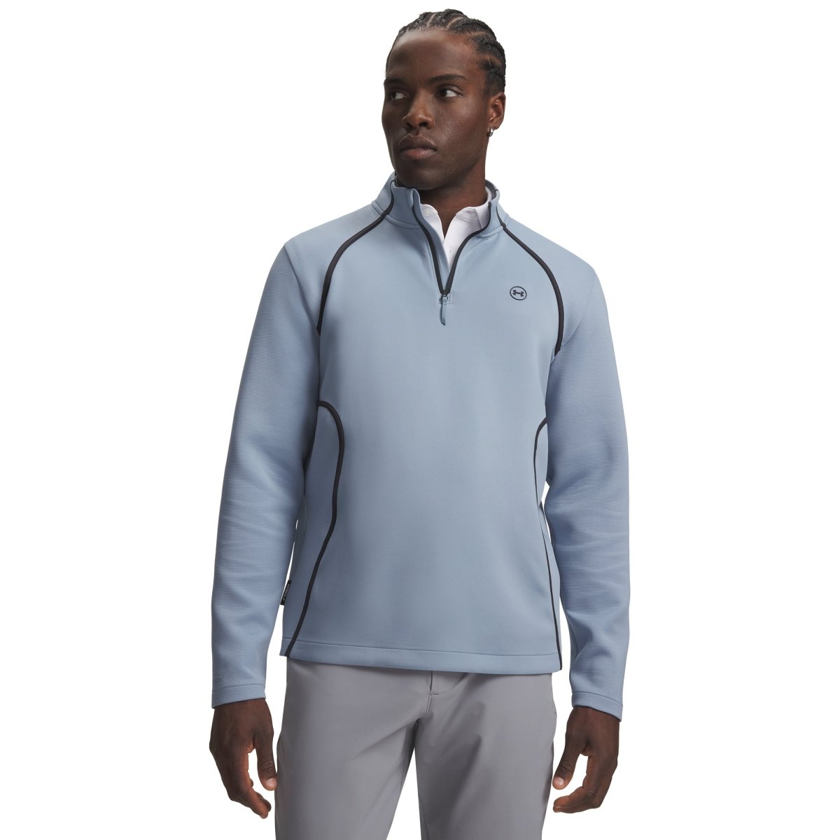 Under Armour Drive Midlayer Men's 1/4 Zip Jumper - Blue Wind / Anthracite - Under Armour