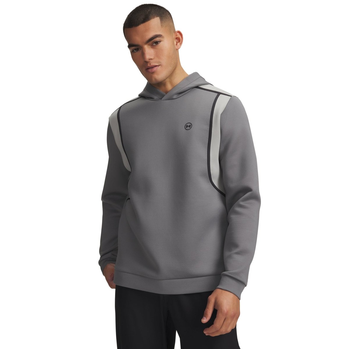 Under Armour Drive Midlayer Men's Golf Hoodie - Clay Green / Titanium / Anthracite - Under Armour