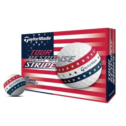 TaylorMade Tour Response Stripe - Stars & Stripes Golf Balls