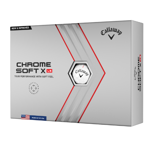 Callaway Chrome Soft X LS Golf Balls - Callaway Golf - Evolution Golf | Callaway | Evolution Golf 