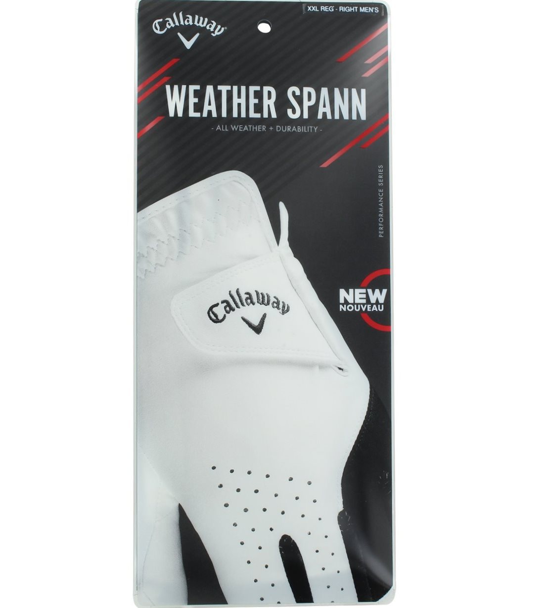 Callaway Weather Spann 19 Left Hand Golf Glove | Callaway Golf Gloves | Callaway | Evolution Golf 
