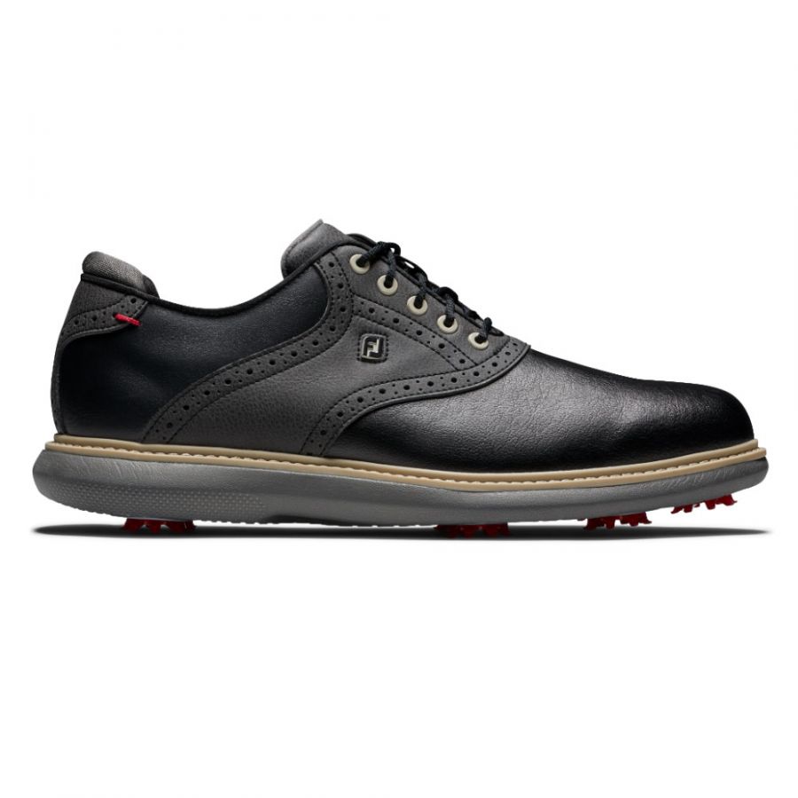 FootJoy Traditions Black Golf Shoes | Evolution Golf | FootJoy | Evolution Golf 