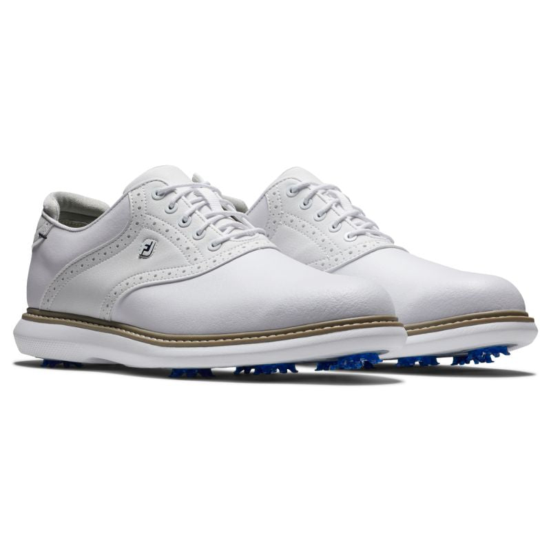 FootJoy Traditions White Golf Shoes - 57903 - Evolution Golf | FootJoy | Evolution Golf 