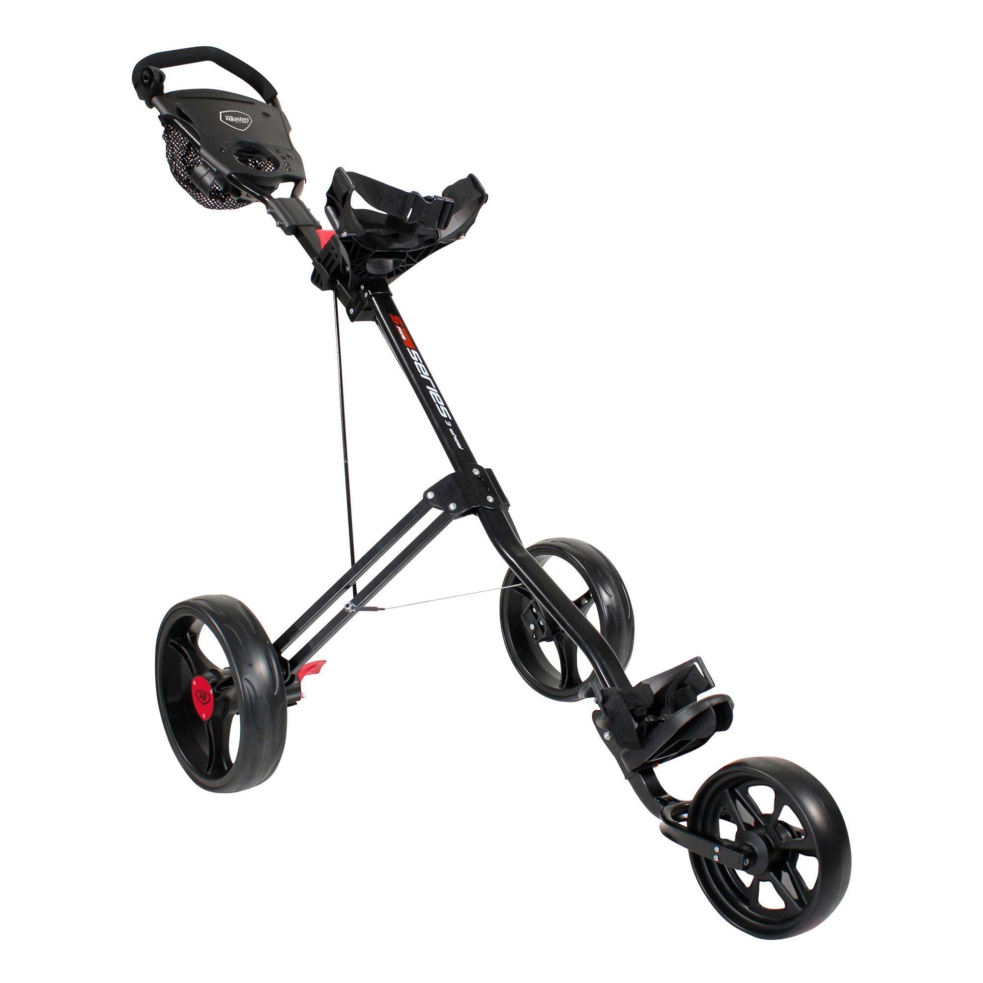 Masters 5 Series 3 Wheel Push Trolley | Evolution Golf | Masters Golf | Evolution Golf 