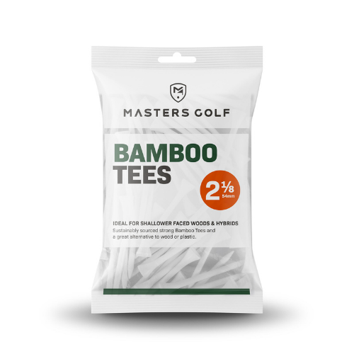Masters Bamboo Tees Small Bag 2 1/8" - Masters - Evolution Golf  | Masters Golf | Evolution Golf 