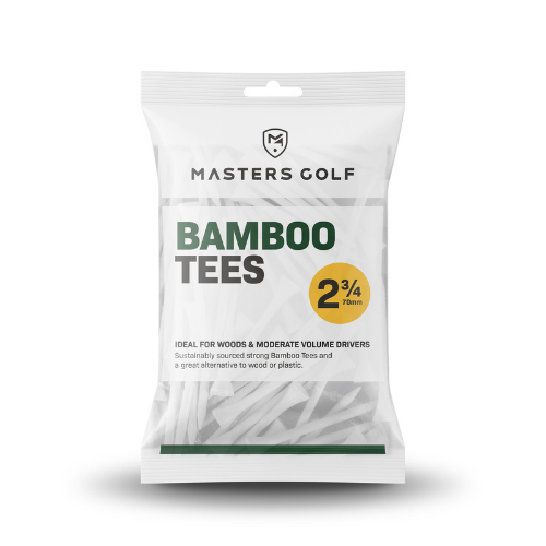 Masters Bamboo Tees - 2 3/4" (70mm) - Evolution Golf | Masters Golf | Evolution Golf 