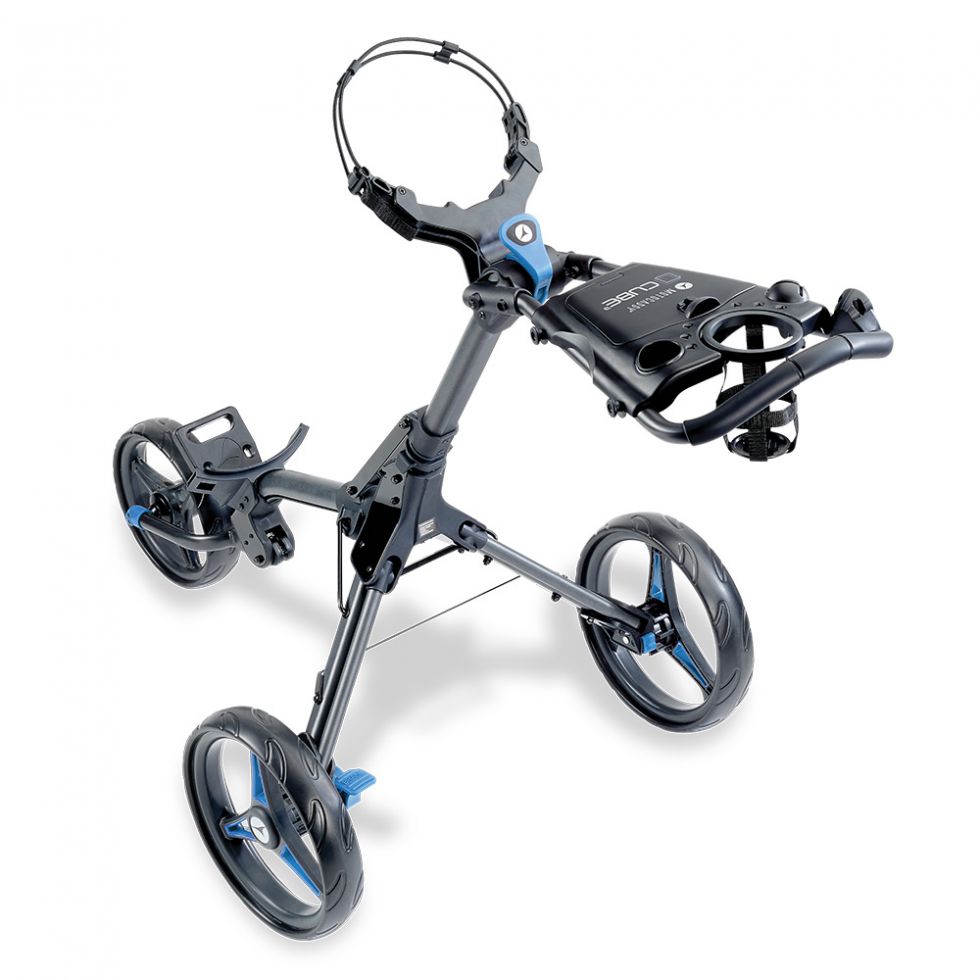 Motocaddy CUBE Blue Push Trolley | Motocaddy | Push Trolley | Motocaddy | Evolution Golf 