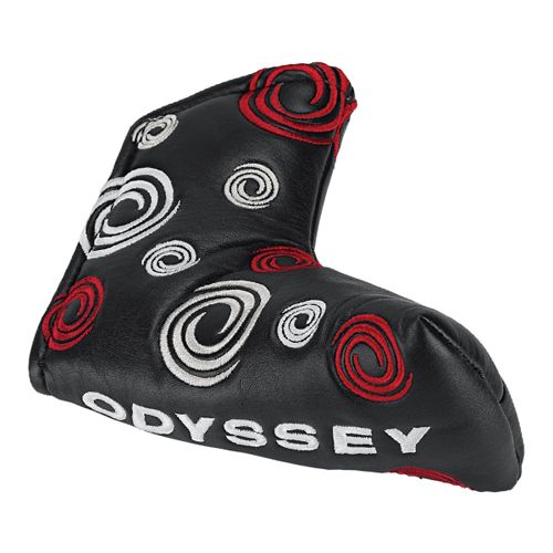 Odyssey Blade Swirl Putter Headcover Black Silver White | Odyssey | Evolution Golf 