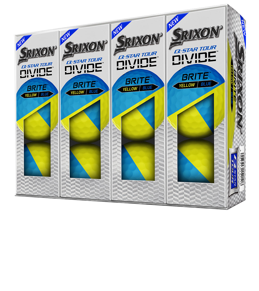 Srixon Q-Star Tour DIVIDE Golf Balls | Evolution Golf | Srixon | Evolution Golf 